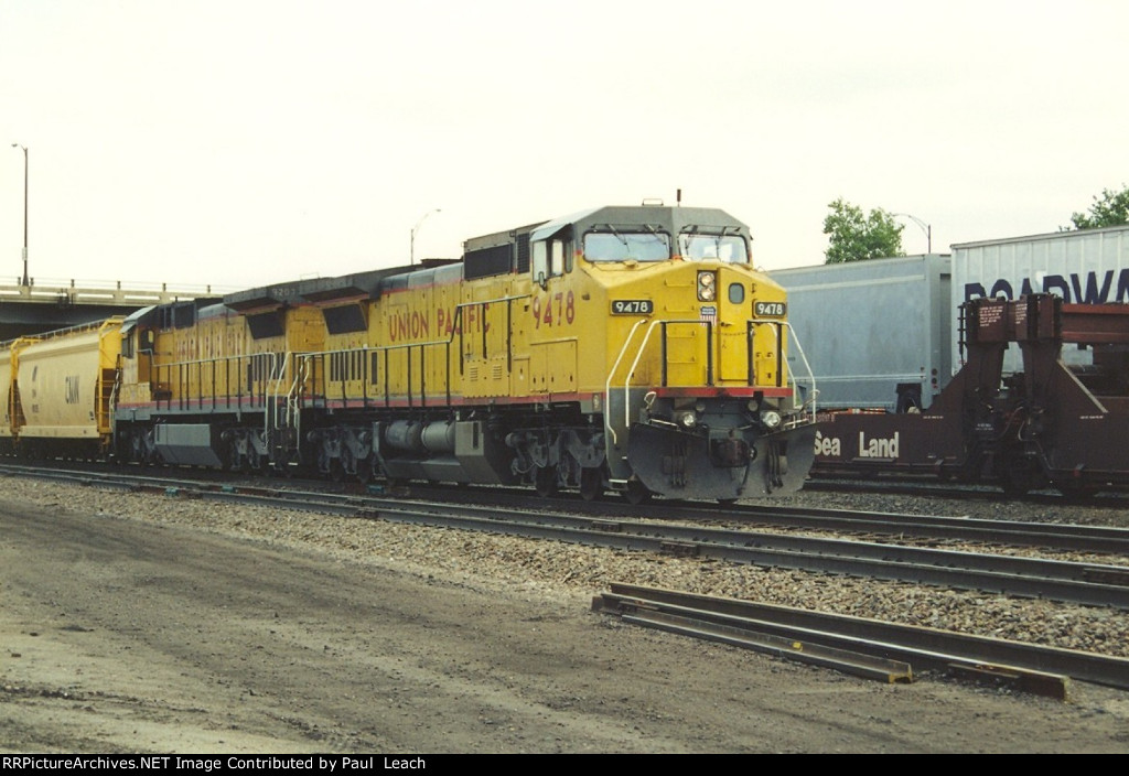 Grain train eases into the yard